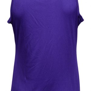 DRI FIT WOMENS  SLEEVELESS TSHIRT PURPLE