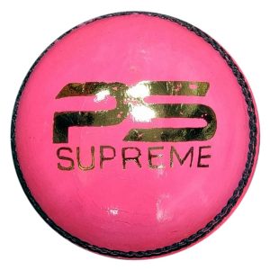 PS SUPREME CRICKET BALL PINK ADULT 1