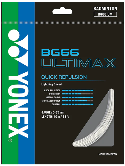 Yonex BG66 ultimax white